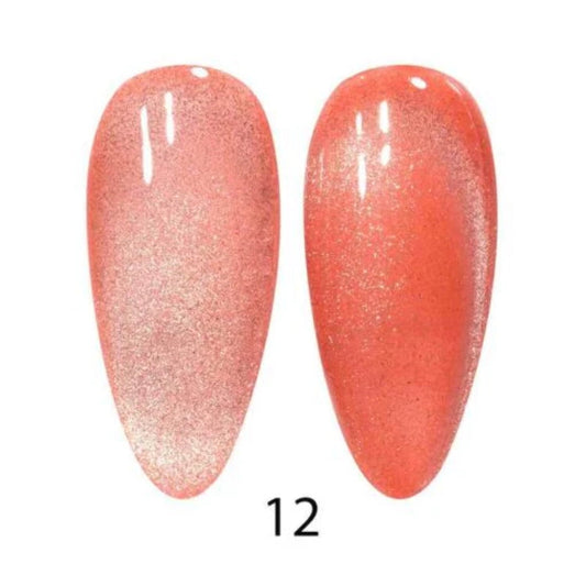DND DC 9D CatEyes Gel  #12 – Coral Ice