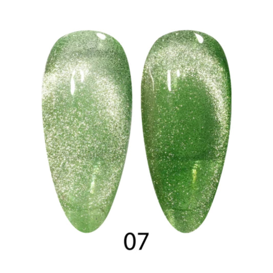 DND DC 9D CatEyes Gel  #07 – Velvet Fern