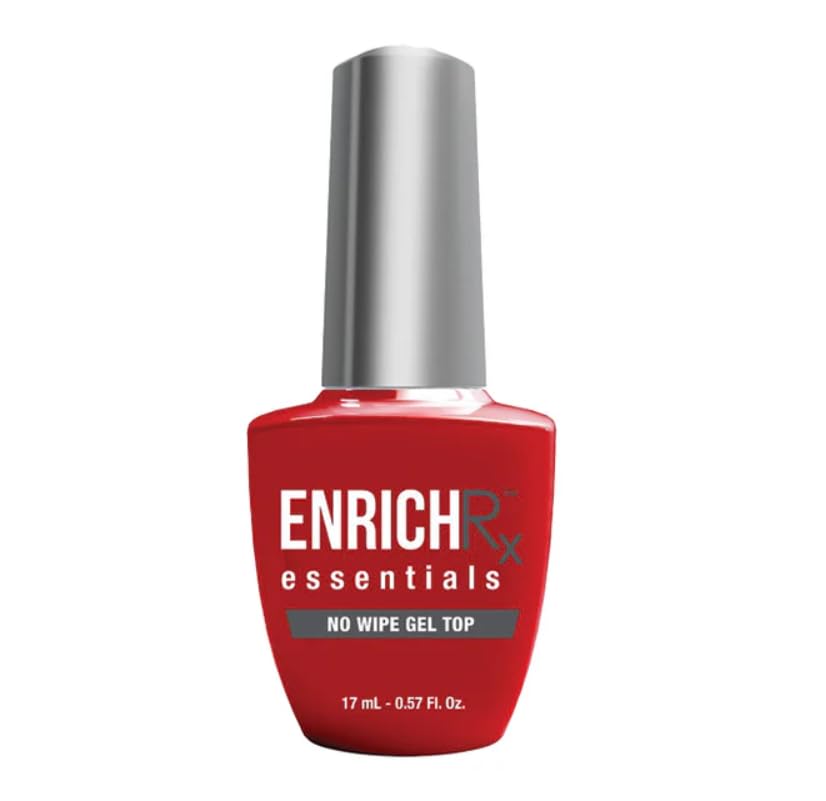KUPA Gelfinity EnrichRX Essentials Gel Top Coat Gloss No-wipe 0.5oz