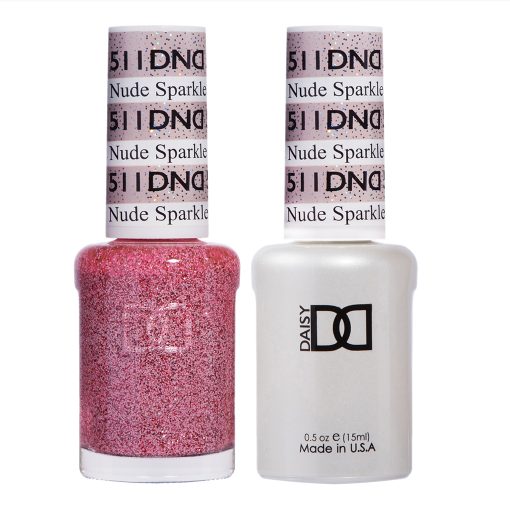 DND Gel Polish & Lacquer - 511 - Nude Sparkle