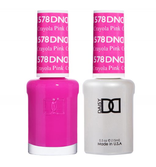 DND Gel Polish & Lacquer - 578 - Crayola Pink