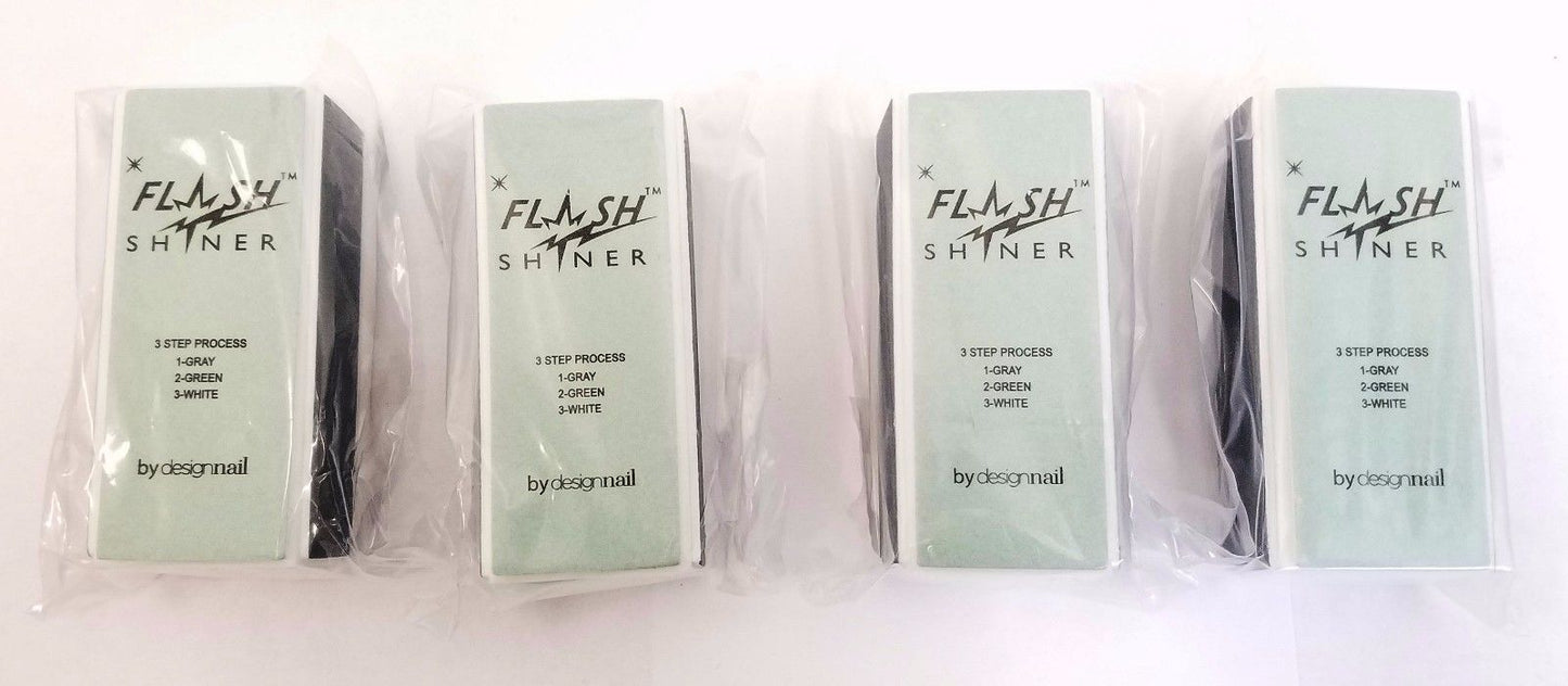 Nail Shiny Buffer - Design Nail Flash Shiner 3 - ways Buffer Block