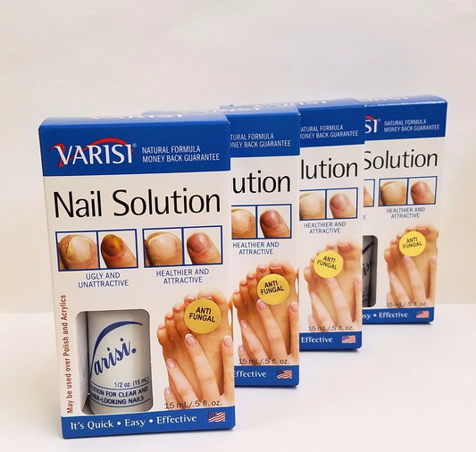 Pack of 4 - VARISI NAIL SOLUTIONFor Nail Fungus Kill Fungus 0.5oz/15ml