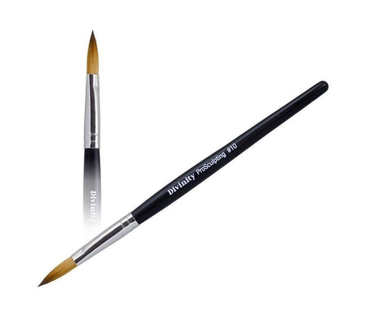 Divinity ProSculpting Acrylic Nail Brush For manicure Powder - Size #10