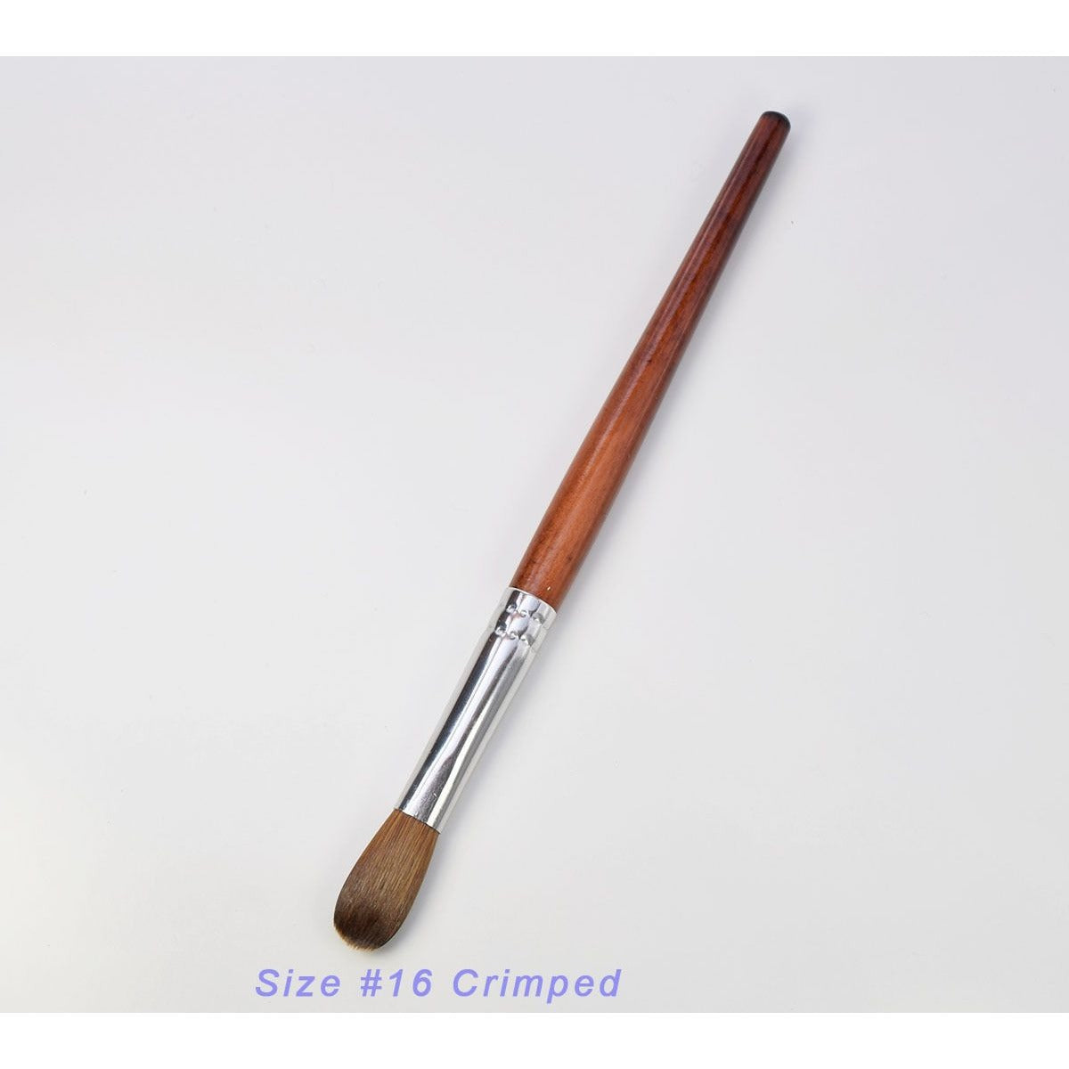 EX Crimped Kolinsky Acrylic Nail Brush - Choose Size