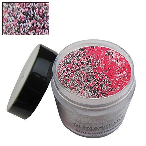 Glam and Glits - MATTE Acrylic Color Powder For Manicure & Pedicure 1oz/Jar