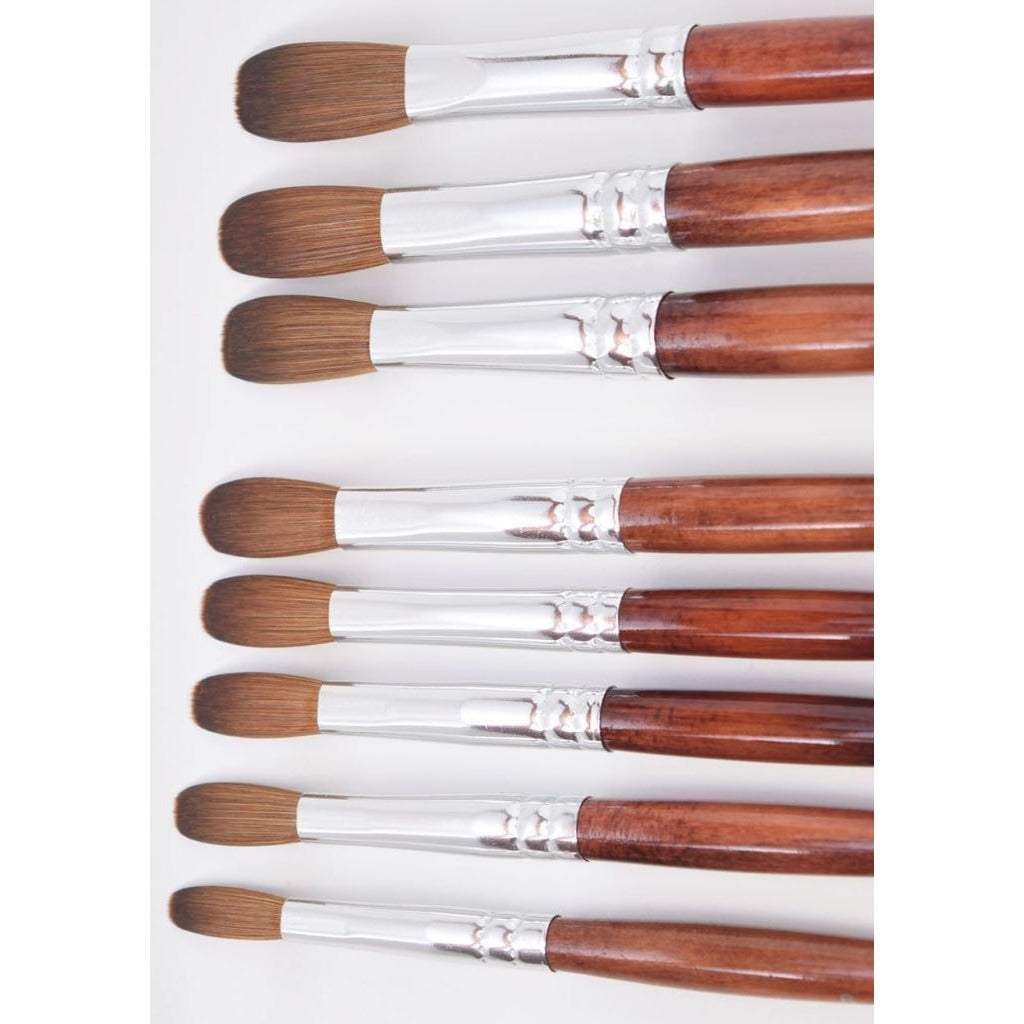 EX Crimped Kolinsky Acrylic Nail Brush - Choose Size