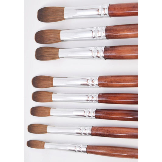 EX Crimped Kolinsky Acrylic Nail Brush - Choose Size