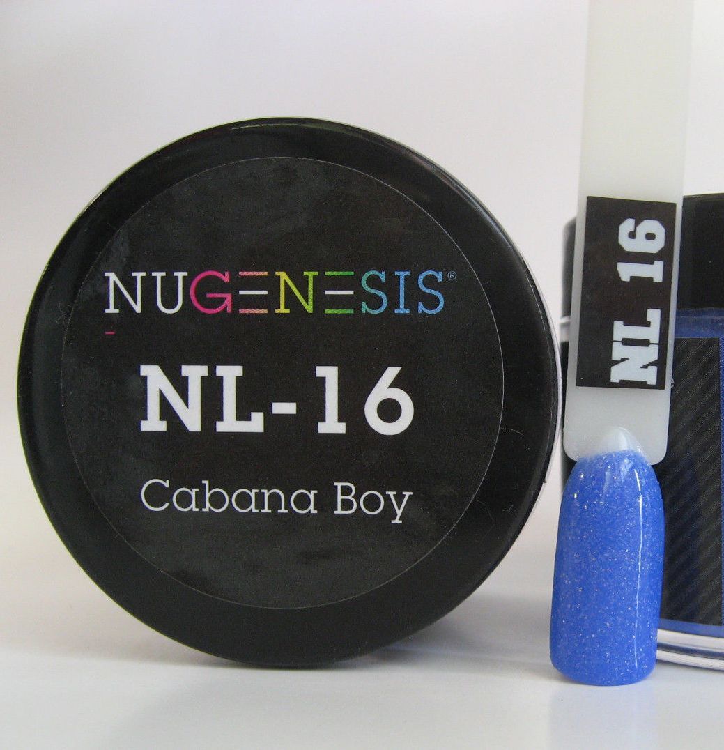 NuGenesis Nails Dipping Powder Glitters 2oz/43gr jar