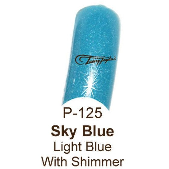 Light Blue with shimmer