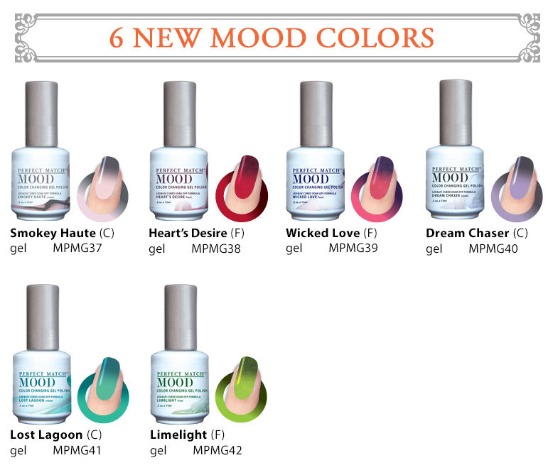 Lechat Mood Changing Gelcolor - Choose Your Favorite Colors