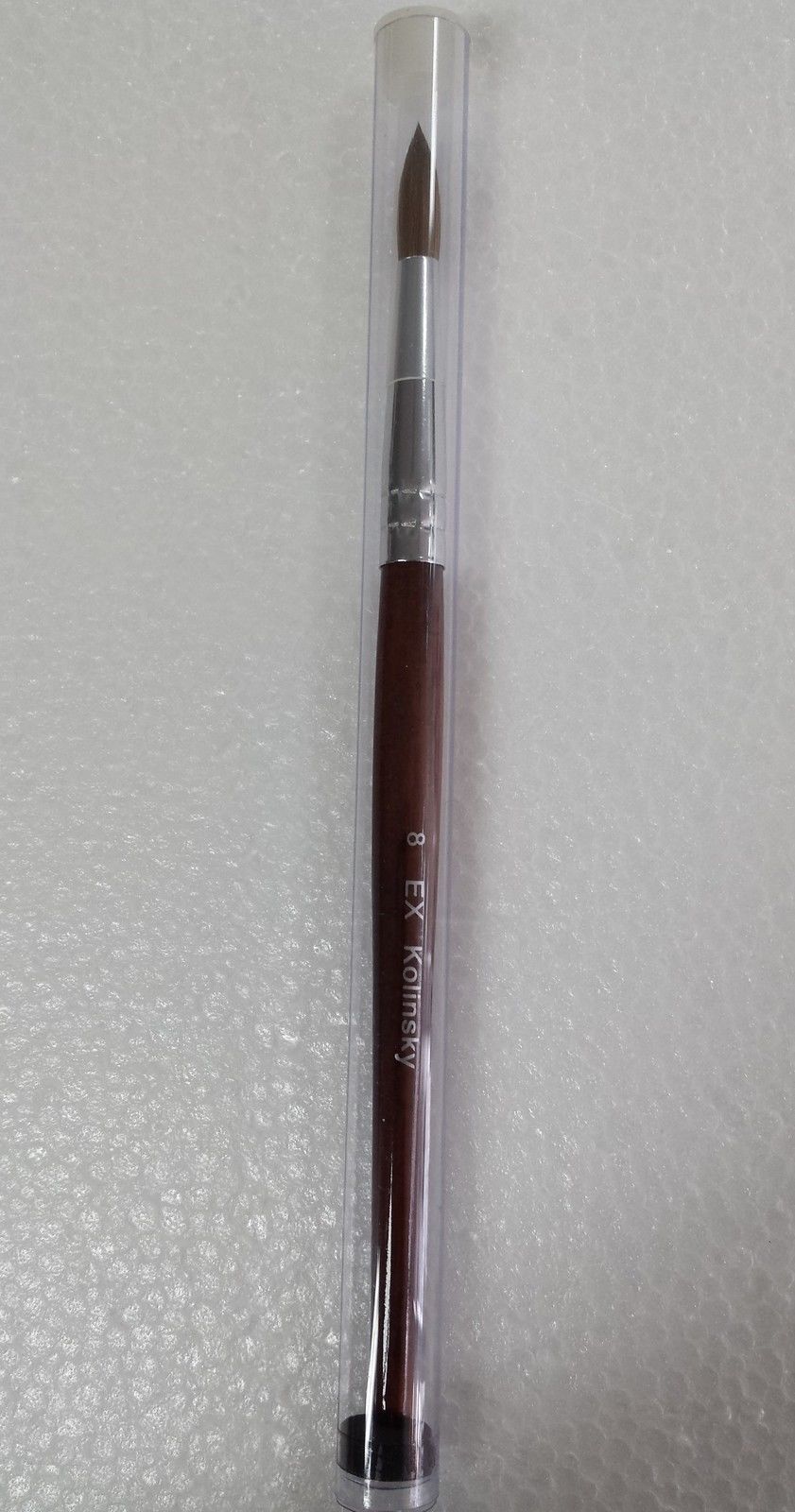 EX Kolinsky Acrylic Nail Brush for Acrylic Powder Manicure Pedicure (Round)