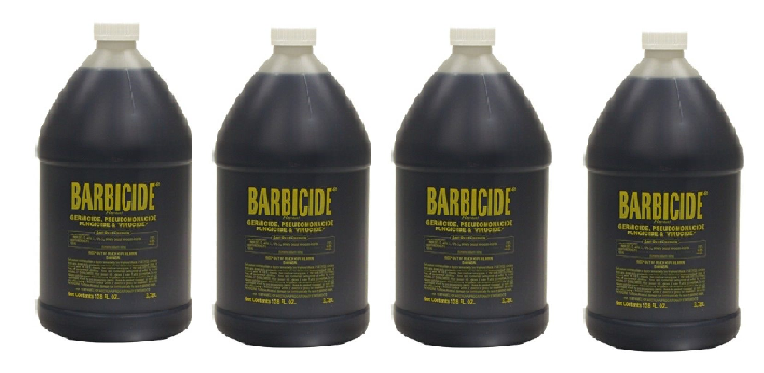 BARBICIDE Hospital Germicide Virucide Anti-Rust Formula - Pack of 4 Gallon