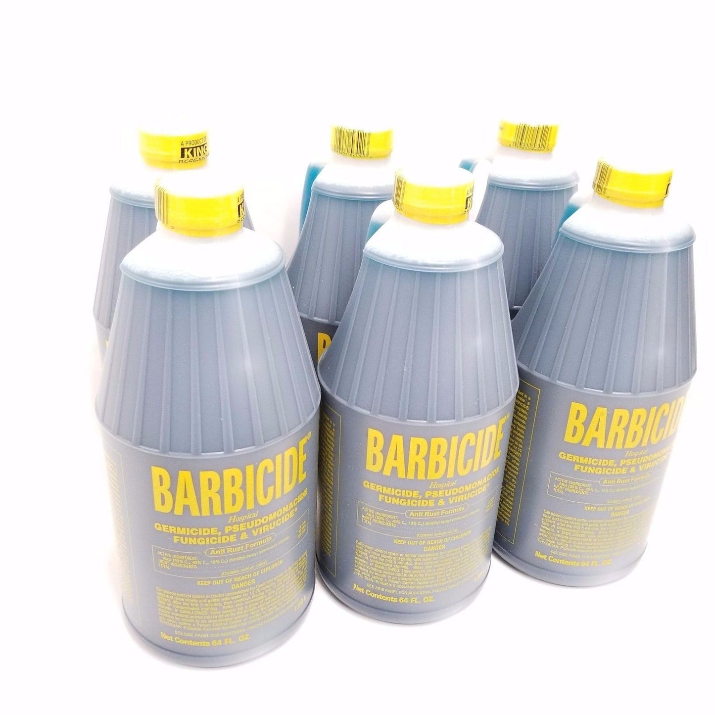 Pack of 6 - Barbicide Hospital Germicide Anti-Rust Formula - 64oz (Half Gallon)
