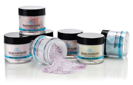 FANTASY ACRYLIC Color Powder - Glam & Glits - 1oz/Jar - Choose your colors