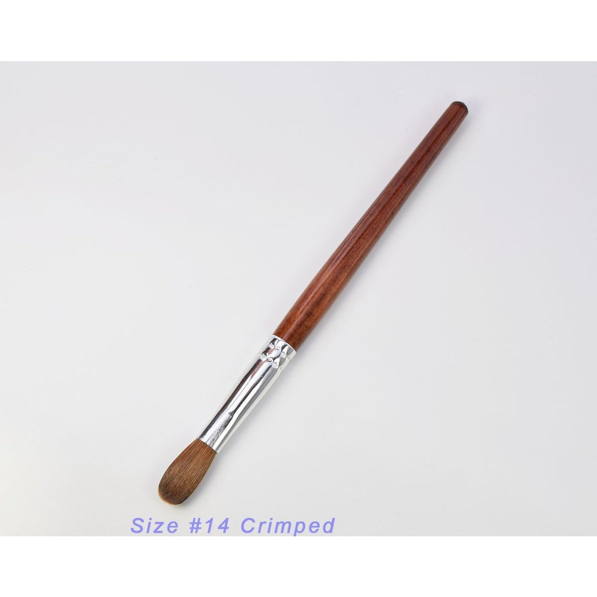 EX Crimped Kolinsky Acrylic Nail Brush - Choose Size