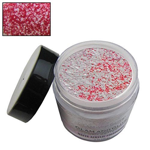 Glam and Glits - MATTE Acrylic Color Powder For Manicure & Pedicure 1oz/Jar