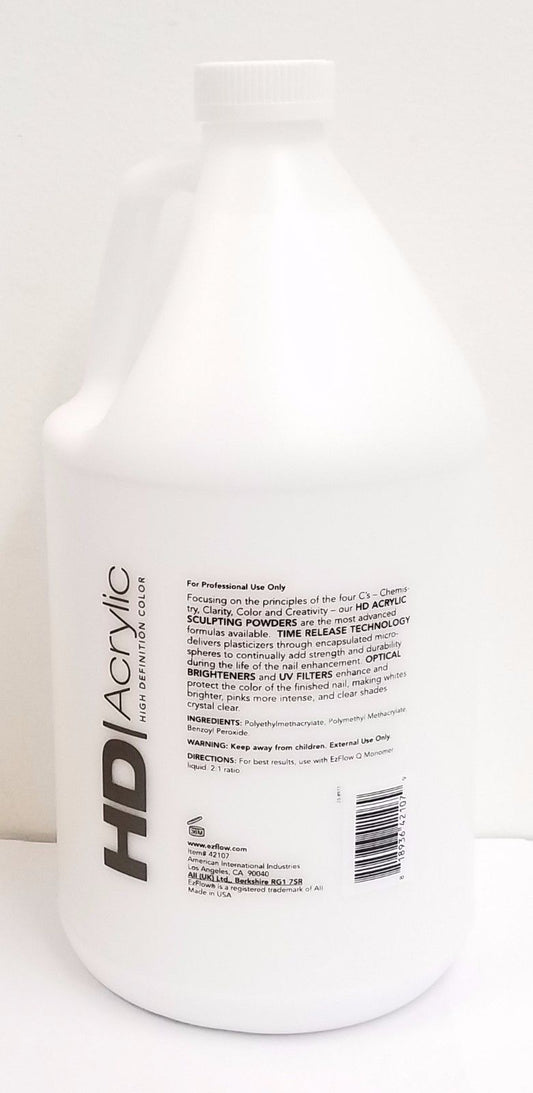 EZFlow Solar Acrylic Nail Powder High Definition *CLEAR* 92.8oz/2.63kg
