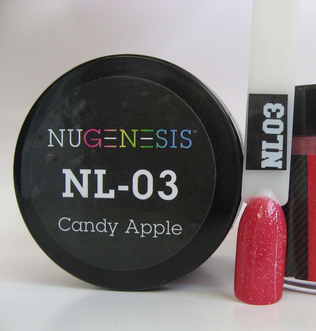 NuGenesis Nails Dipping Powder Glitters 2oz/43gr jar