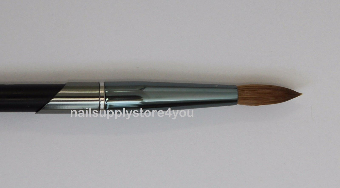 999 Titanium Handle Kolinsky Acrylic Nail Brush For Manicure powder - ROUND