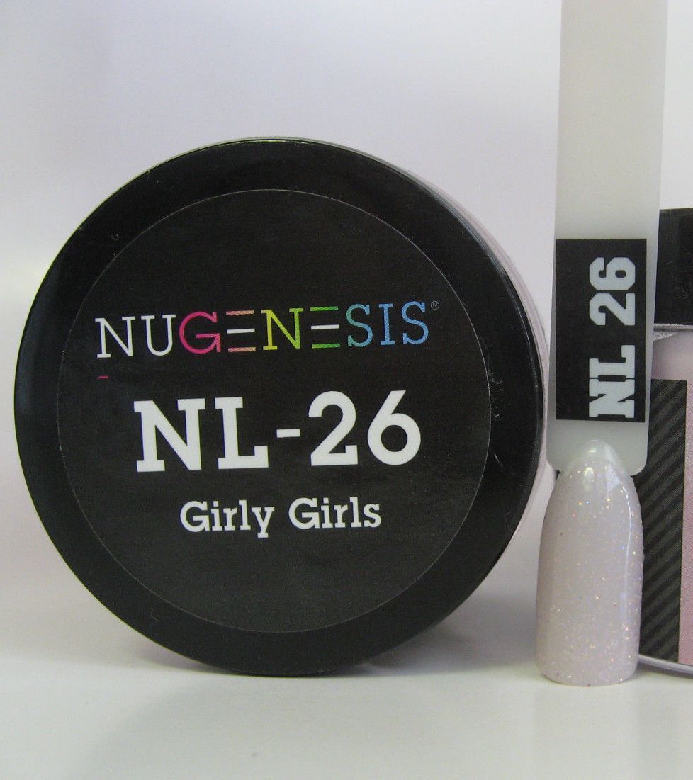 NuGenesis Nails Dipping Powder Glitters 2oz/43gr jar