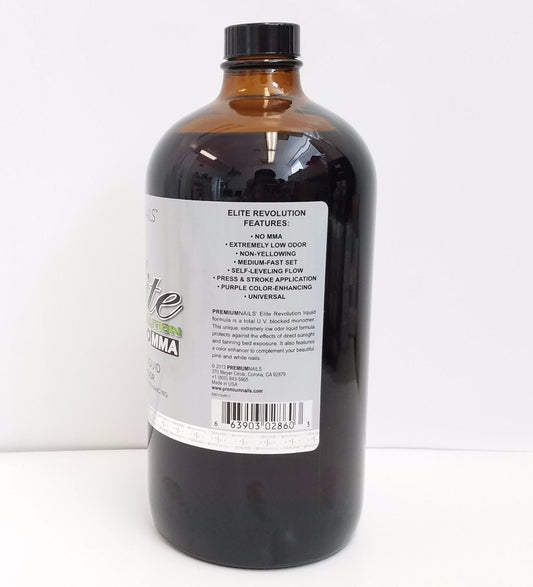 Premiumnails Elite - Solar Nail Sculpting Liquid Non-Yellowing  - 32 fl. oz