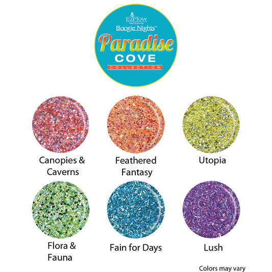 EzFlow Boogie Night - PARADISE COVE Collection 0.75oz/21g - Choose Your Colors
