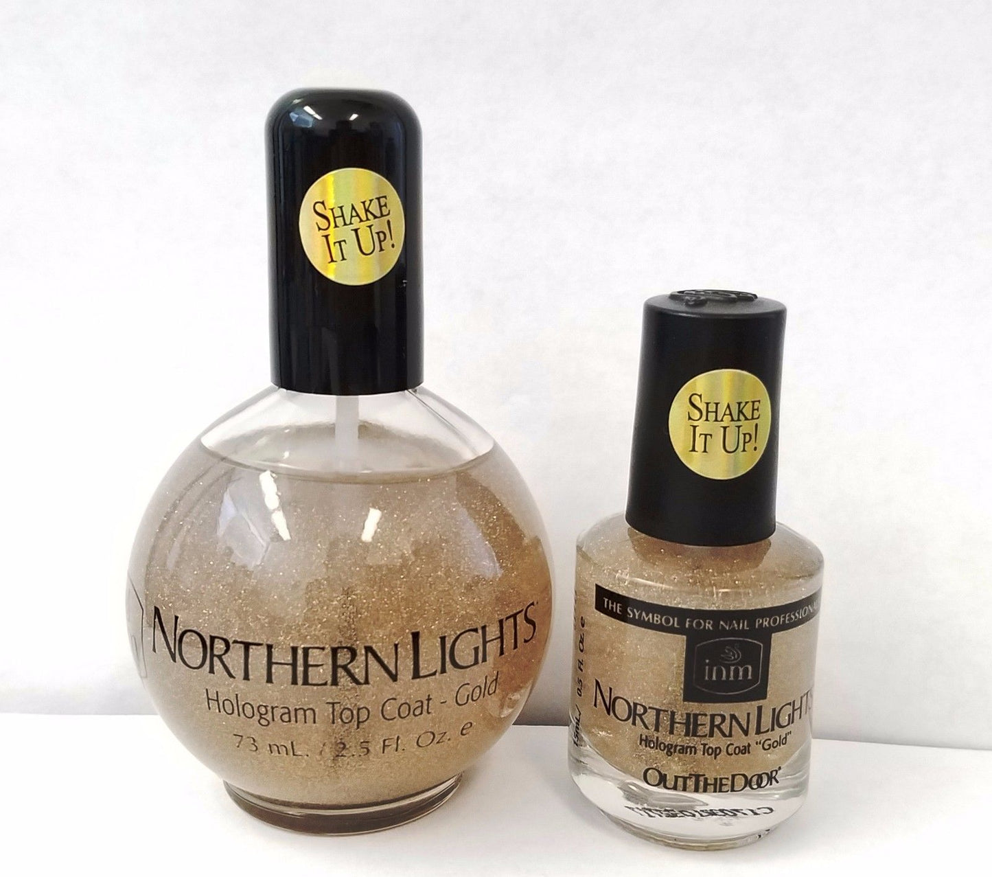 INM Northern Lights - Shake It Up Hologram Top Coat - Choose your Favorite