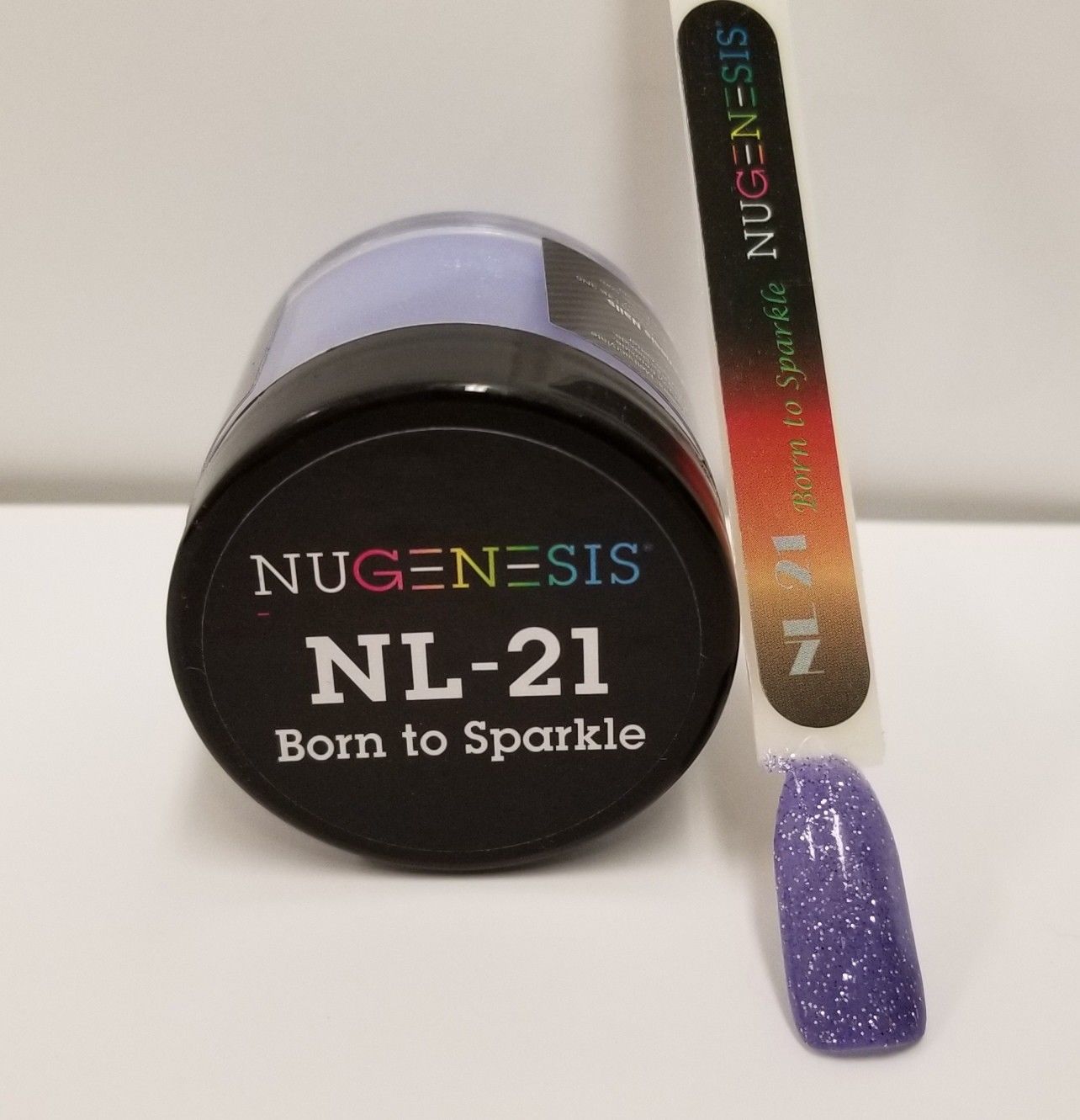NuGenesis Nails Dipping Powder Glitters 2oz/43gr jar