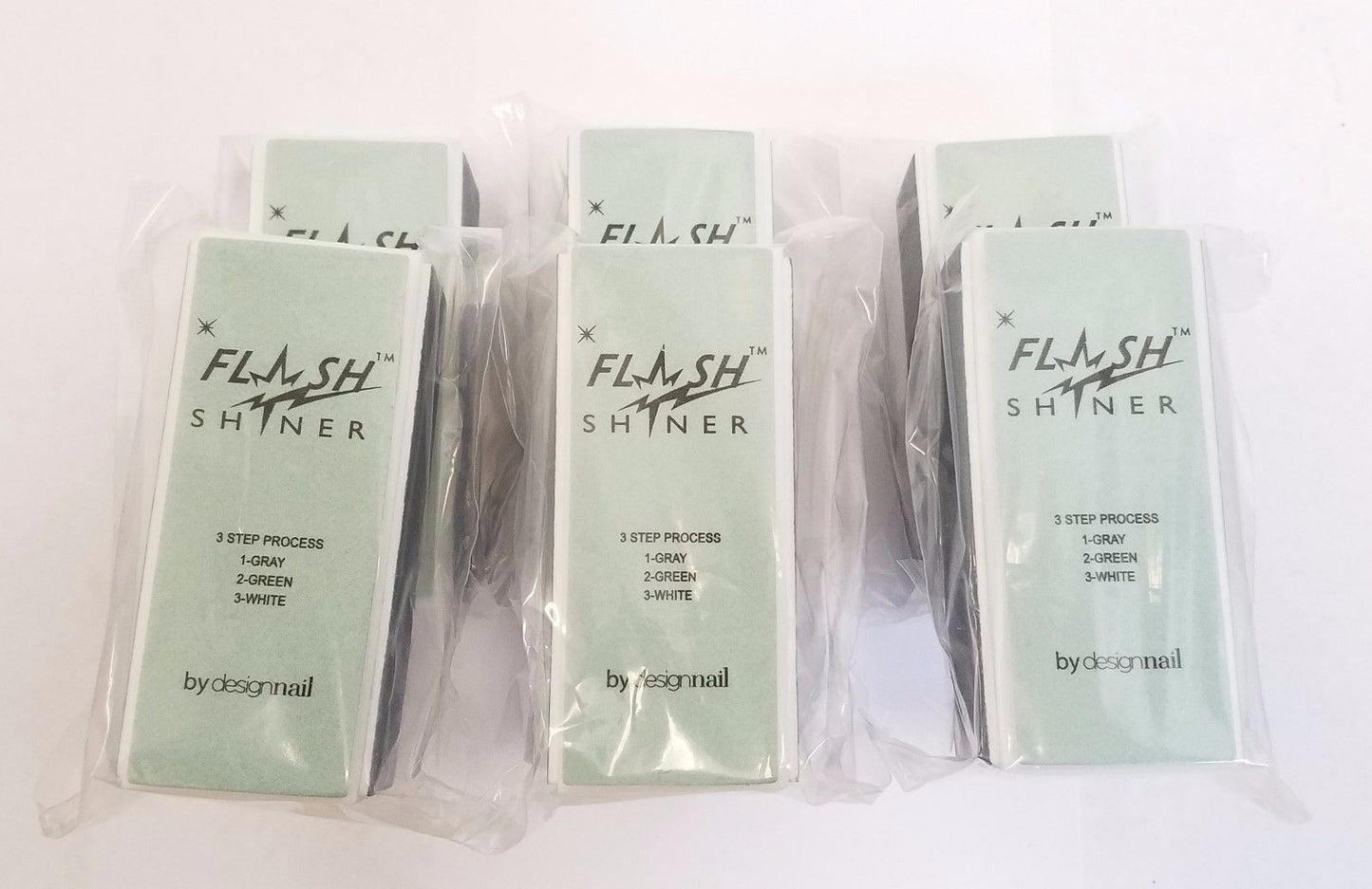 Nail Shiny Buffer - Design Nail Flash Shiner 3 - ways Buffer Block