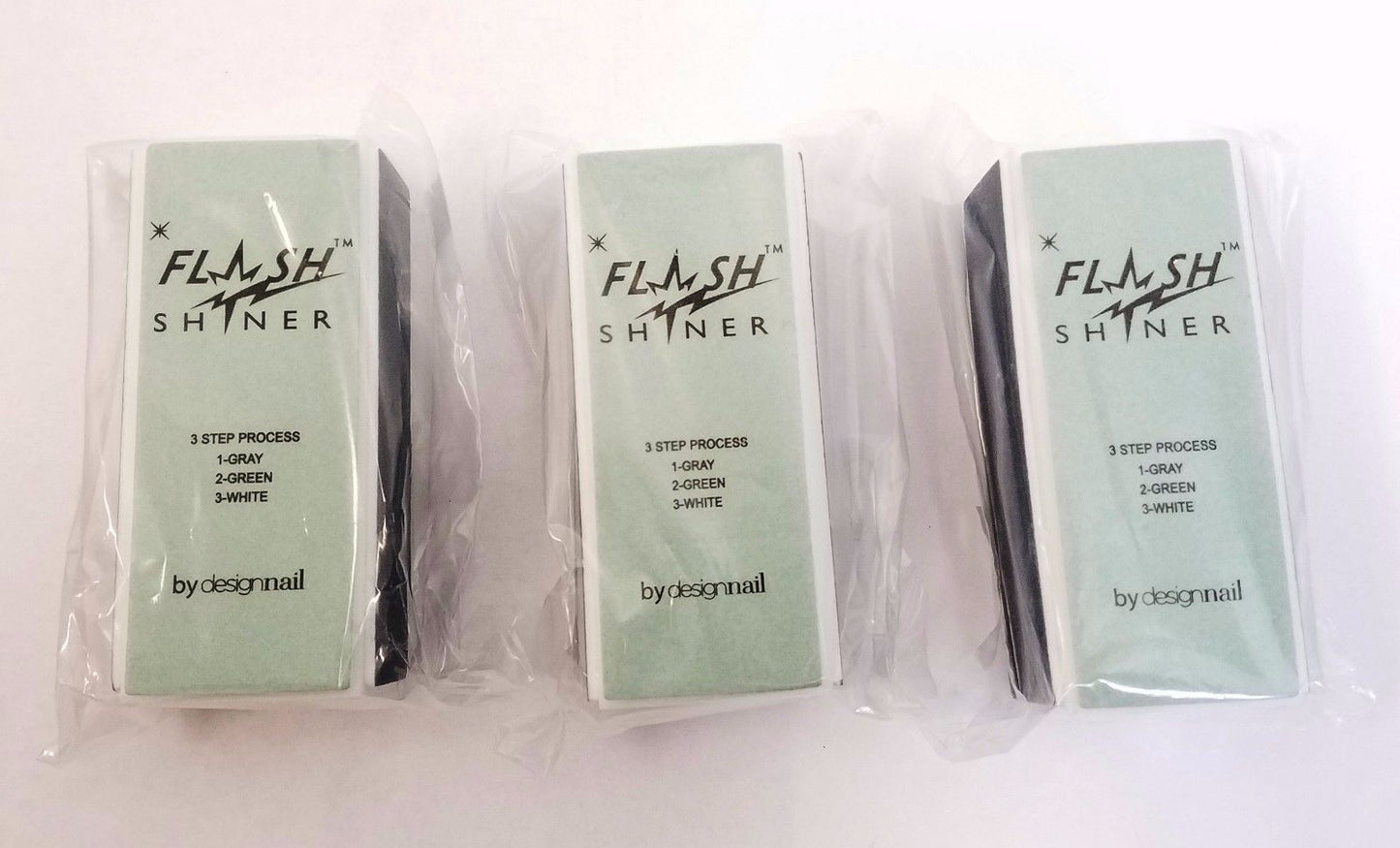 Nail Shiny Buffer - Design Nail Flash Shiner 3 - ways Buffer Block