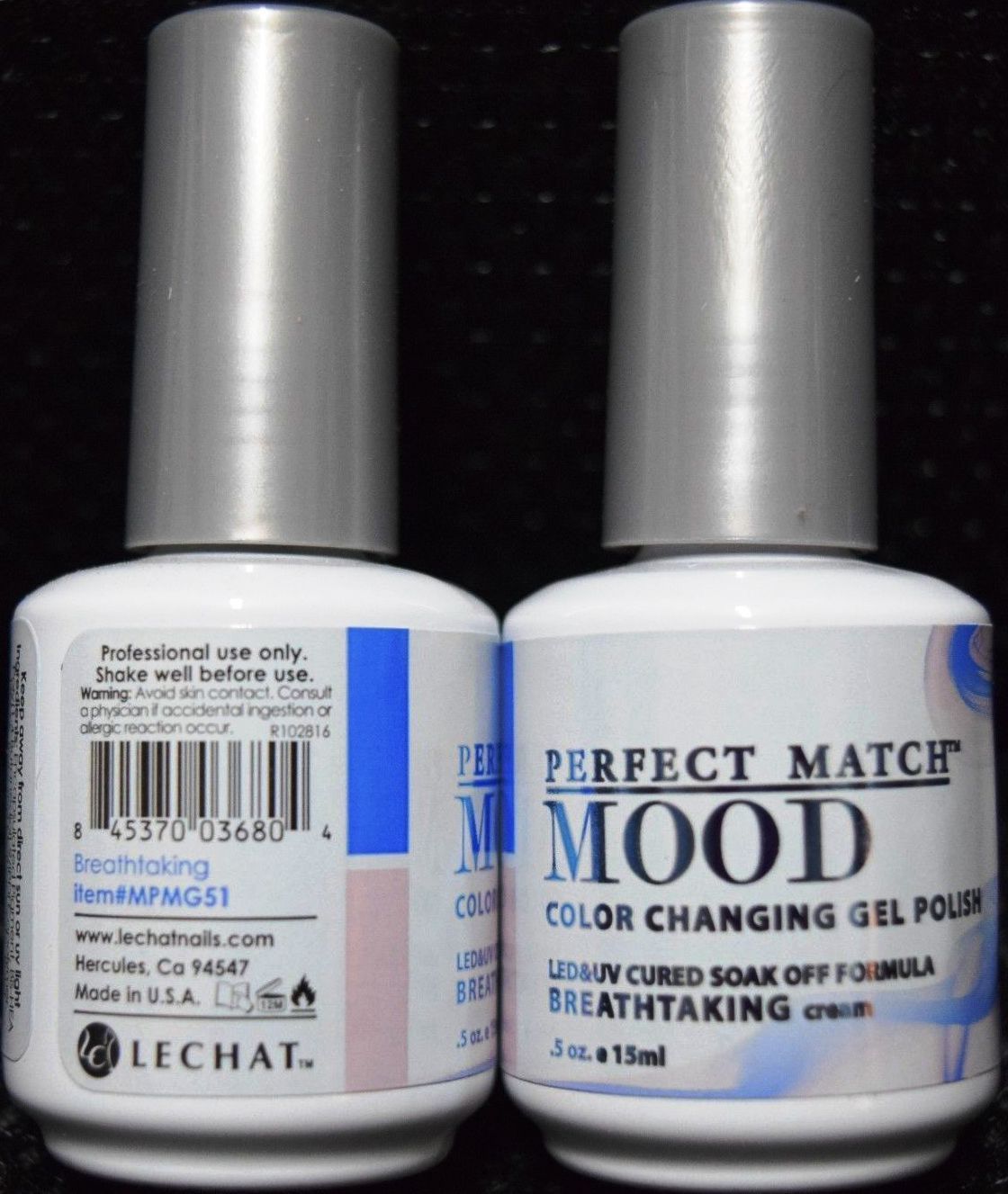 LeChat Soak Off Gel Mood Changing  Colors (#49 - #60) - Choose Your Colors