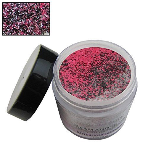 Glam and Glits - MATTE Acrylic Color Powder For Manicure & Pedicure 1oz/Jar