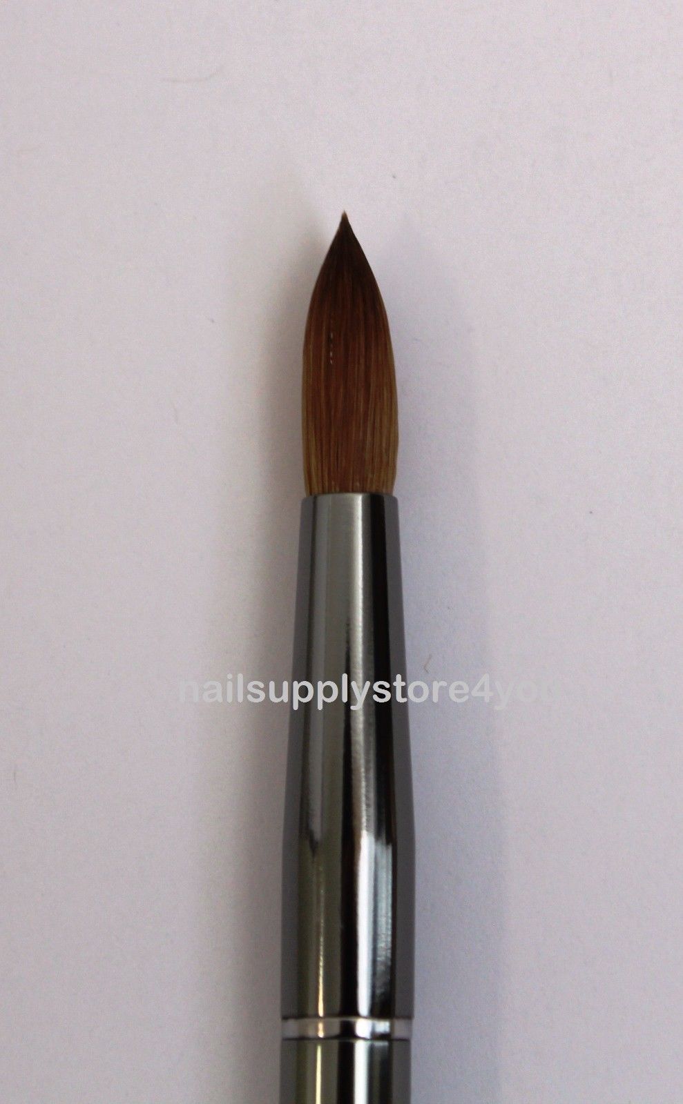 999 Titanium Handle Kolinsky Acrylic Nail Brush For Manicure powder - ROUND