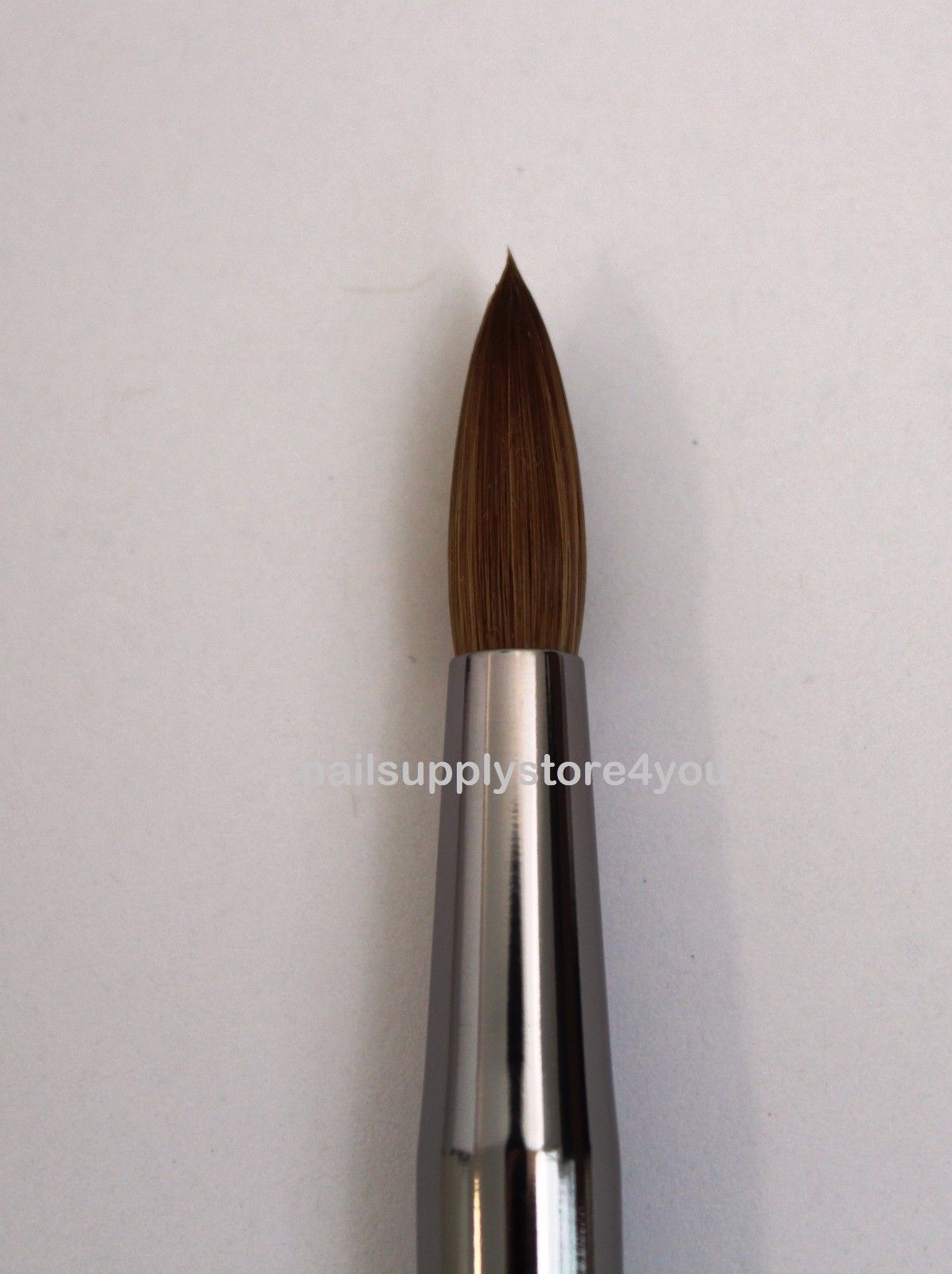 999 Titanium Handle Kolinsky Acrylic Nail Brush For Manicure powder - ROUND