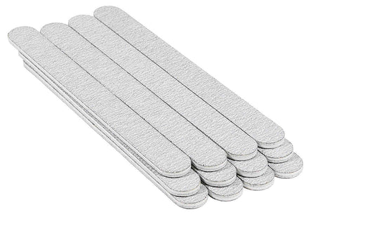 Pack of 12 - Zebra Nail Files, Professional Quality Grit 100/100  -  (Made in USA)