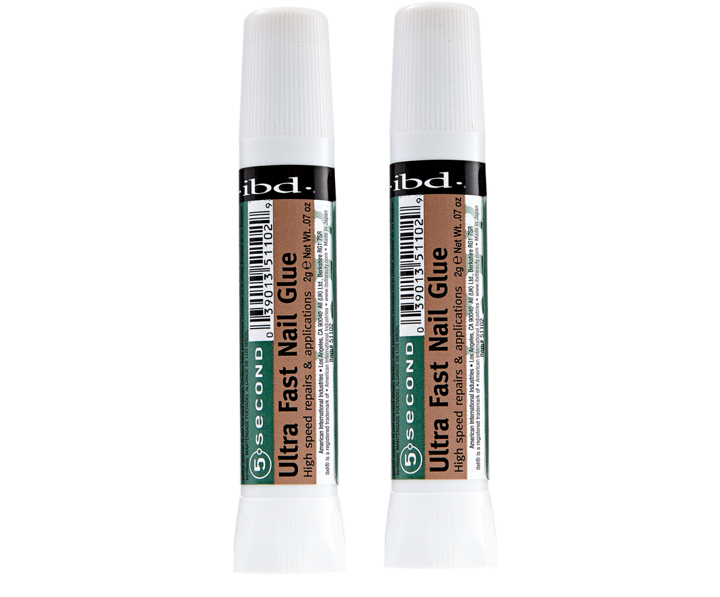 ibd 5 second Ultra Fast Nail Glue 2g Package
