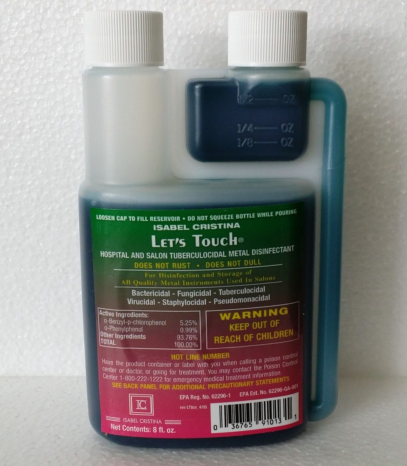 Isabel Cristina - Let's Touch High Level Salon Disinfectant 8oz