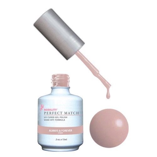 LeChat Perfect Match Gel + Matching Polish 0.5oz - Choose your colors -PMS 61-90