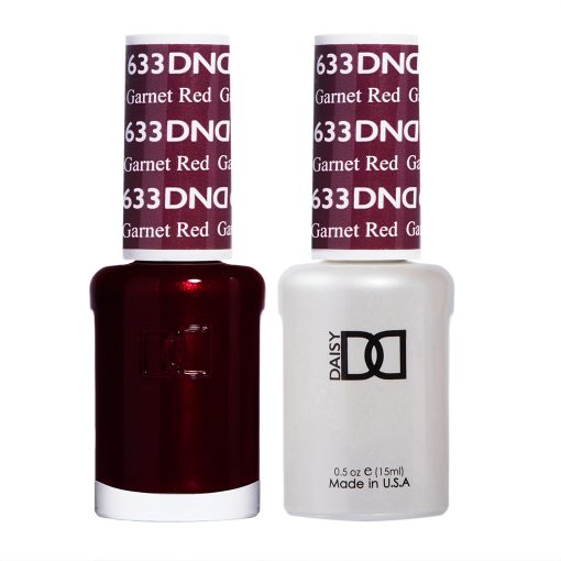 DND Gel Polish & Lacquer - 633 - Garnet Red