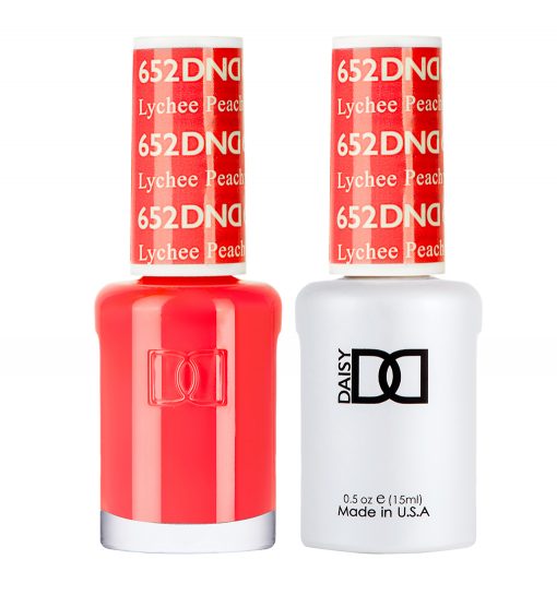 DND Gel Polish & Lacquer - 652 - Lychee Peachy