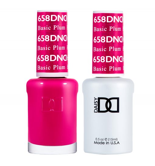 DND Gel Polish & Lacquer - 658 - Basic Plum