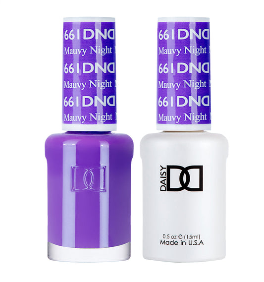 DND Gel Polish & Lacquer - 661 - Mauvy Night