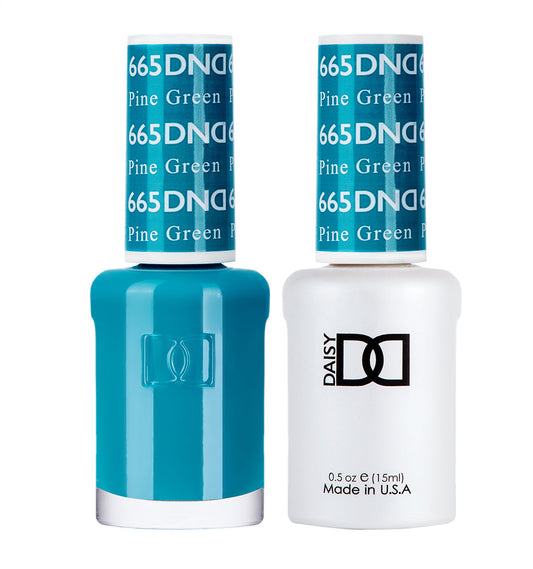 DND Gel Polish & Lacquer - 665 - Pine Green