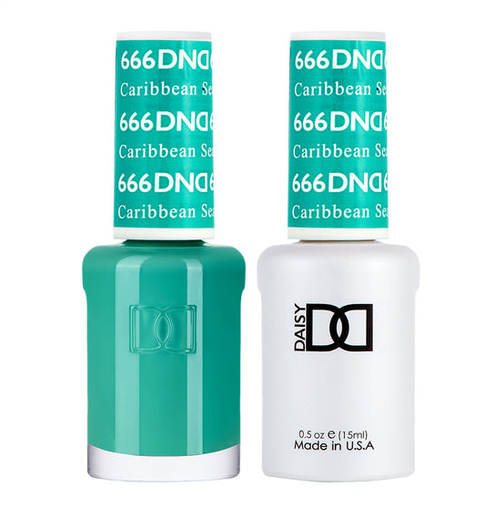DND Gel Polish & Lacquer - 666 - Caribbean Sea