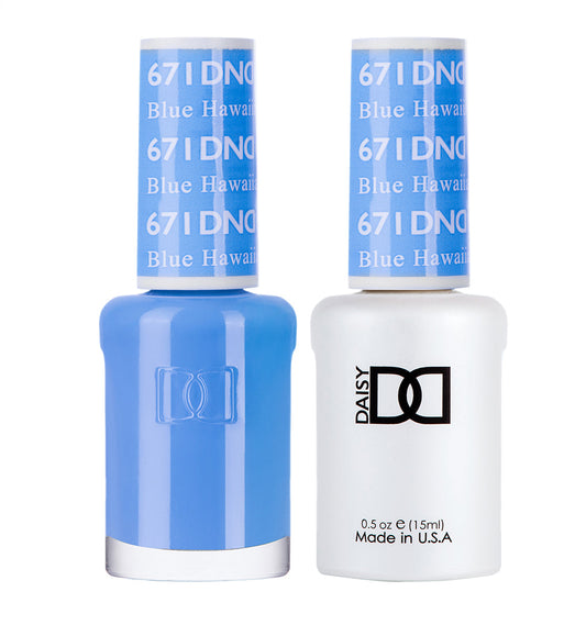DND Gel Polish & Lacquer - 671 - Blue Hawaiian