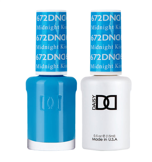 DND Gel Polish & Lacquer - 672 - Midnight Kiss