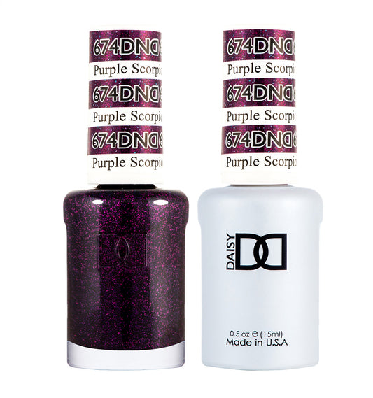 DND Gel Polish & Lacquer - 674 - Purple Scorpio