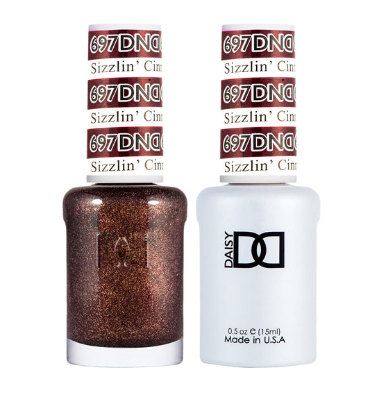 DND Gel Polish & Lacquer - 697 - Sizzling Cinnamon