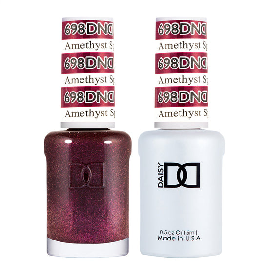DND Gel Polish & Lacquer - 698 - Amethyst Sparkles